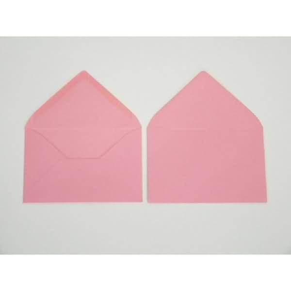 Briefumschläge 120x180mm 120g/qm gummiert VE=100 Stück tiefrosa