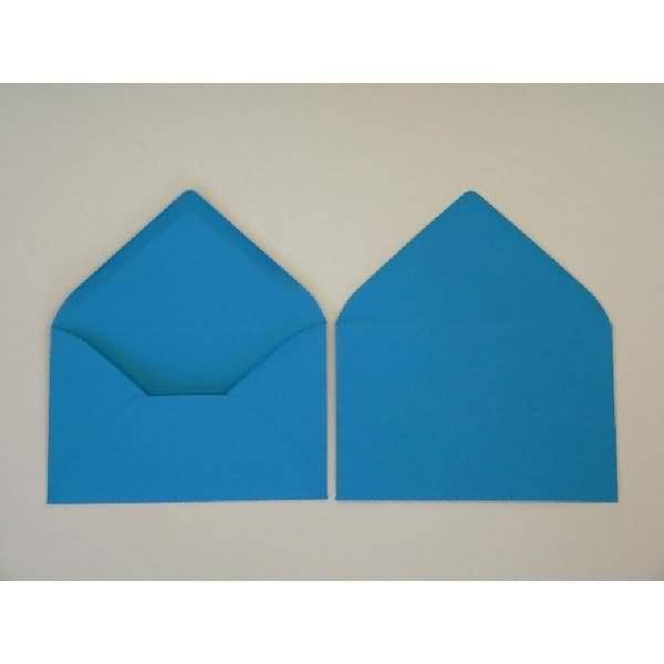 Briefumschläge 110x156mm 120g/qm gummiert VE=100 Stück azurblau