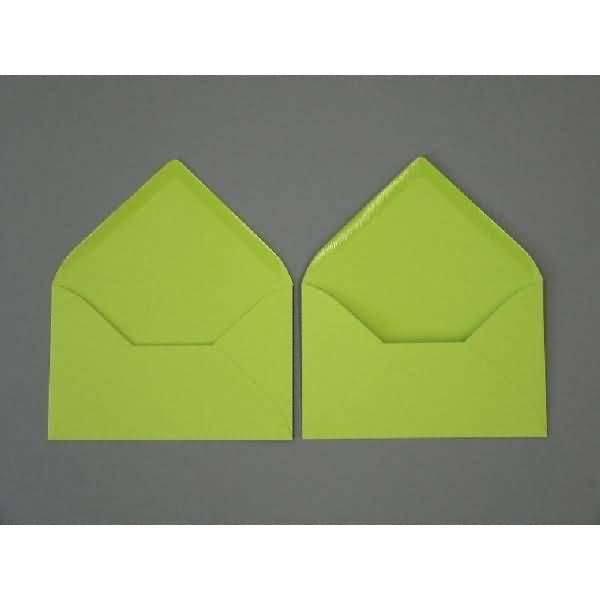 Briefumschläge 110x156mm 120g/qm gummiert VE=100 Stück lindgrün