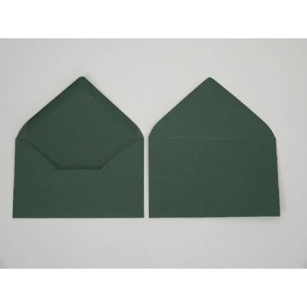Briefumschläge 120x180mm 120g/qm gummiert VE=100 Stück tannengrün