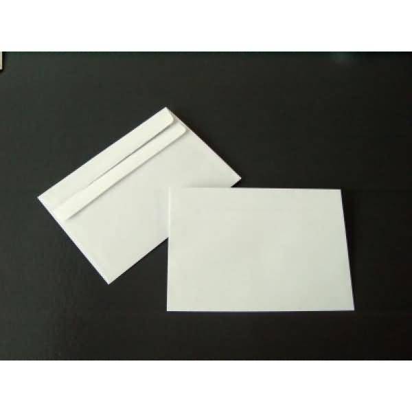 Briefumschläge 125x176mm (DIN B6) 75g/qm selbstklebend VE=1000 Stück weiß