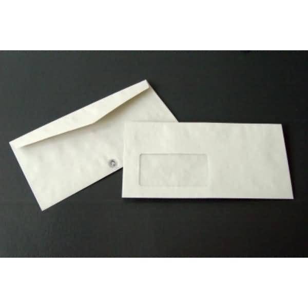 Briefumschläge DINlang 75g/qm gummiert Fenster VE=1000 Stück grau