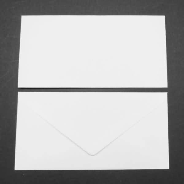 Briefumschläge DINlang 80g/qm gummiert VE=500 Stück weiß