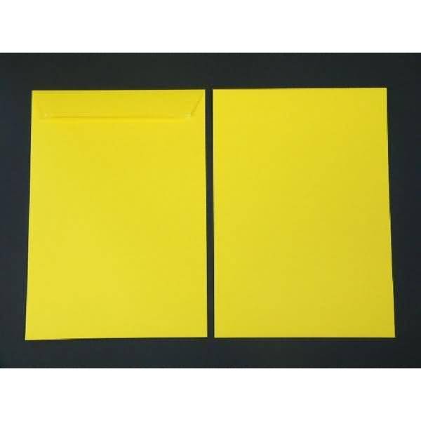 Versandtaschen C4 120g/qm haftklebend VE=100 Stück intensivgelb