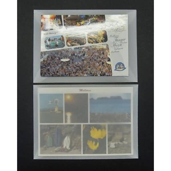 Briefumschläge Offset transparent 125x176mm (DIN B6) 90g/qm NK VE=100 Stück weiß