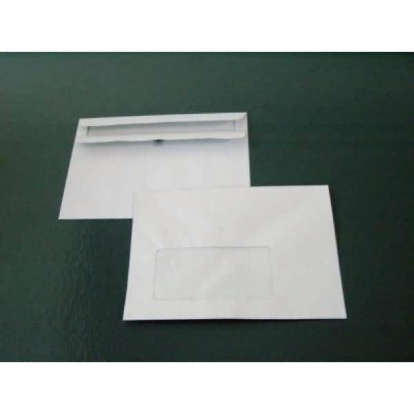 Briefumschläge C6 75g/qm selbstklebend Fenster VE=1000 Stück grau