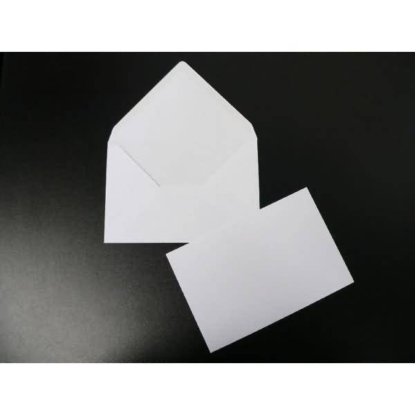 Briefumschläge 120x178mm 100g/qm gummiert VE=500 Stück weiß