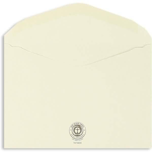 Kuvertierhüllen C6 75g/qm gummiert Fenster VE=1000 Stück grau