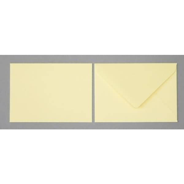Briefumschläge 156x220mm 120g/qm gummiert VE=100 Stück saharagelb