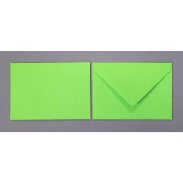Briefumschläge 80x114mm (DIN C7) 120g/qm gummiert VE=100 Stück grüner apfel