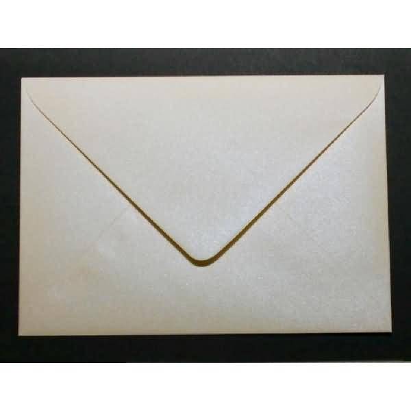 Briefumschläge 110x156mm 120g/qm gummiert VE=100 Stück glamour perle