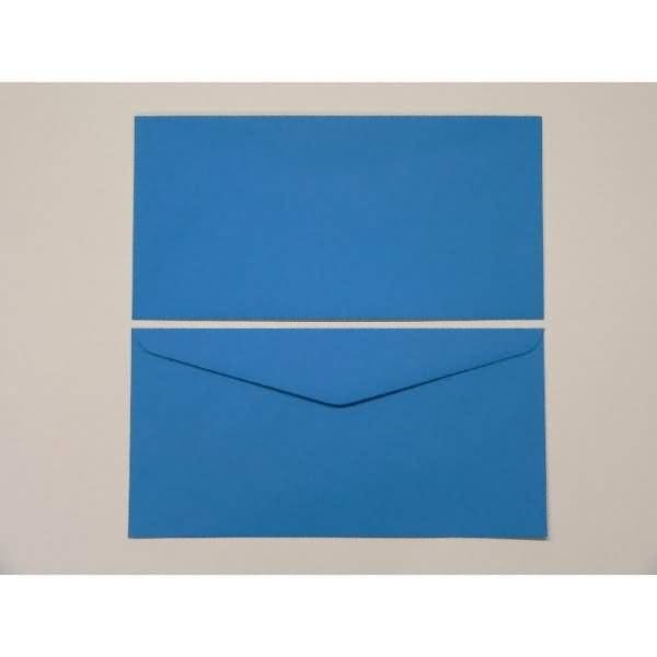 Briefumschläge DINlang 120g/qm gummiert VE=100 Stück azurblau