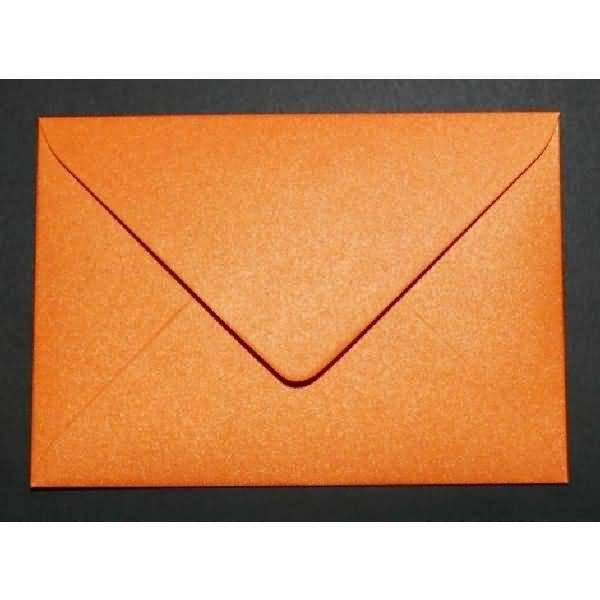 Briefumschläge 156x220mm 120g/qm gummiert VE=100 Stück glamour orange