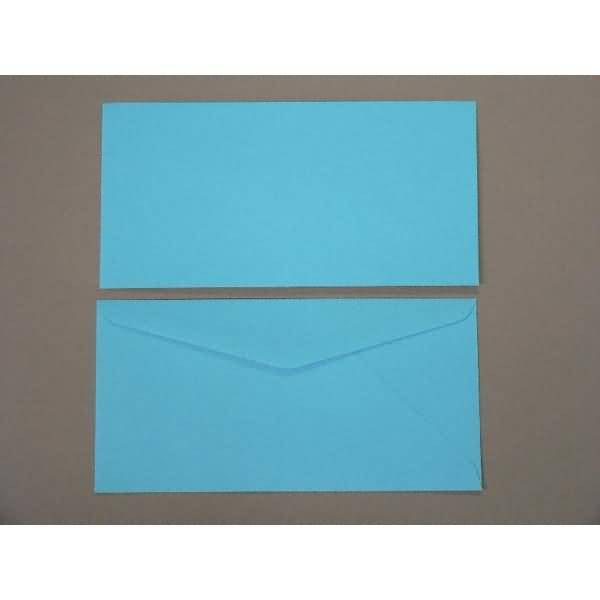 Briefumschläge DINlang 120g/qm gummiert VE=100 Stück karibik