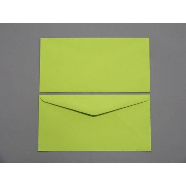 Briefumschläge DINlang 120g/qm gummiert VE=100 Stück lindgrün