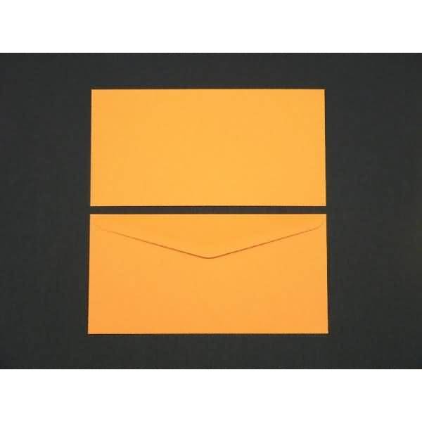 Briefumschläge DINlang 120g/qm gummiert VE=100 Stück zartorange