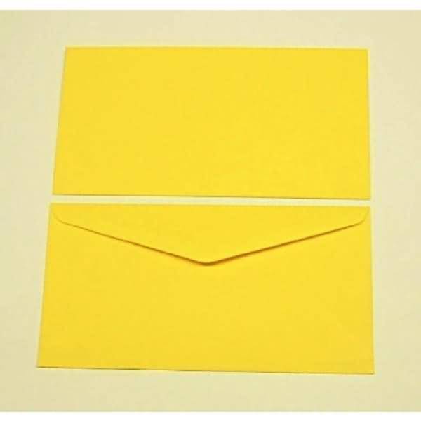 Briefumschläge DINlang 120g/qm gummiert VE=100 Stück butterblumengelb