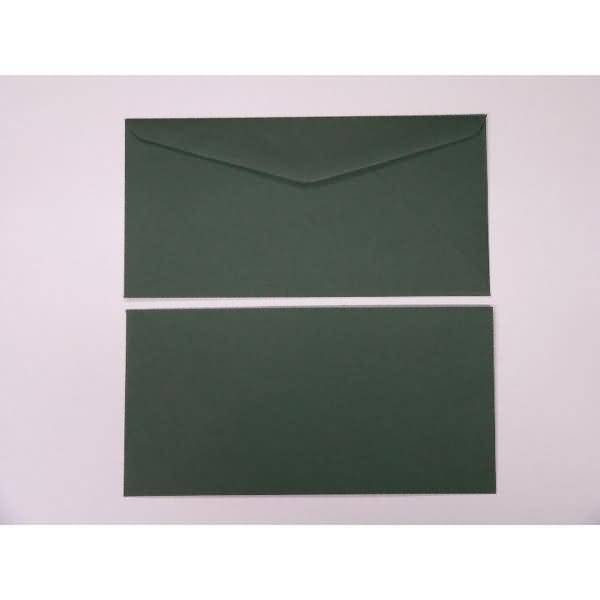Briefumschläge DINlang 120g/qm gummiert VE=100 Stück tannengrün