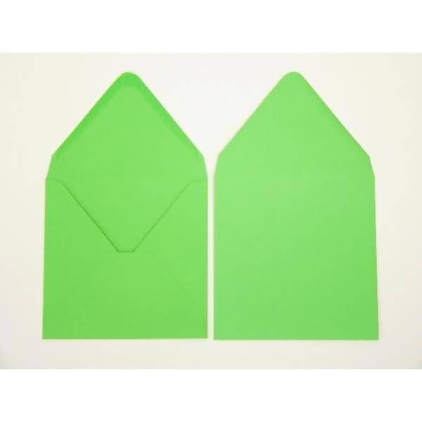 Briefumschläge 140x140mm 120g/qm gummiert VE=100 Stück grüner apfel