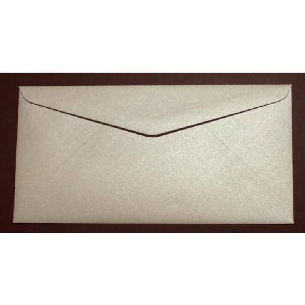 Briefumschläge DINlang 120g/qm gummiert VE=100 Stück glamour platin