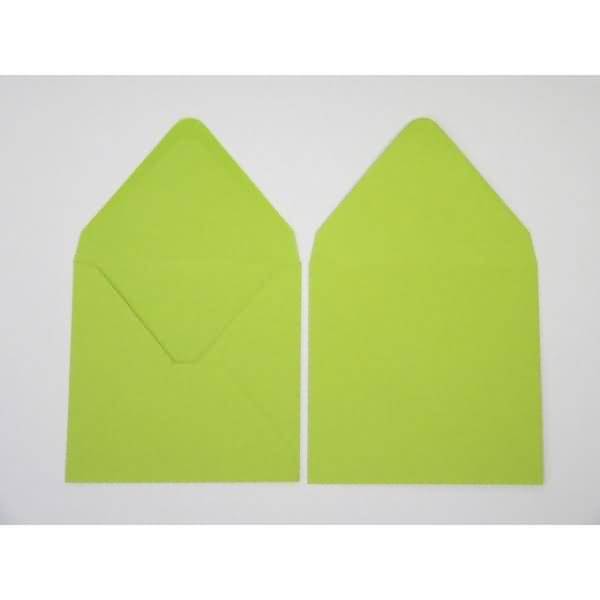 Briefumschläge 160x160mm 120g/qm gummiert VE=100 Stück lindgrün