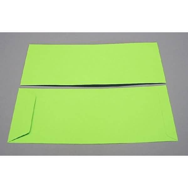 Versandtaschen 125x312mm 120g/qm gummiert VE=100 Stück grüner apfel