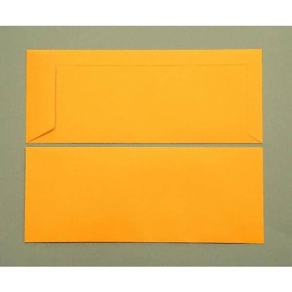 Versandtaschen 125x312mm 120g/qm gummiert VE=100 Stück apfelsine