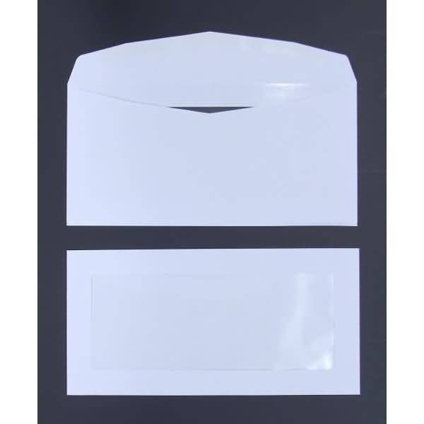 Werbefensterhüllen DIN C6/5 100g/qm gummiert Sonderfenster VE=500 Stück