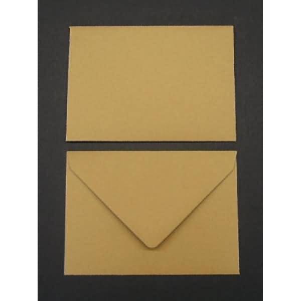 Briefumschläge 120x180mm 120g/qm gummiert VE=100 Stück cappuccino