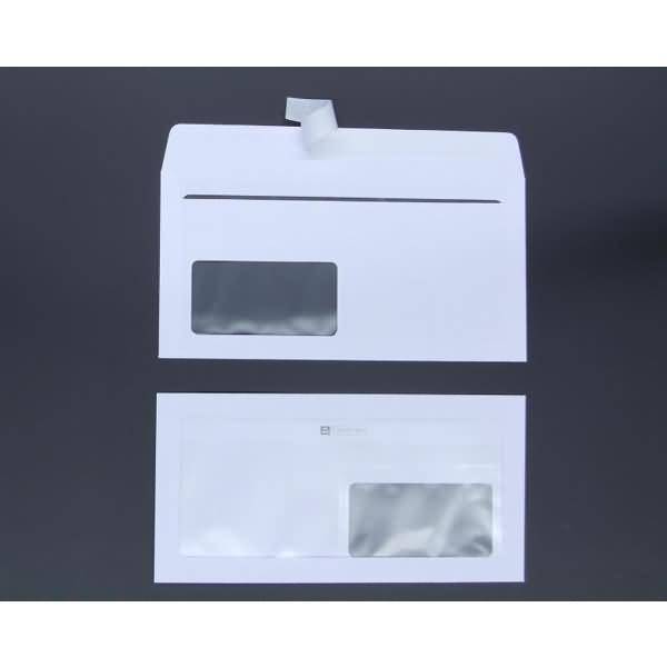 Werbefensterhüllen DIN C6/5 100g/qm haftklebend Sonderfenster VE=500 Stück