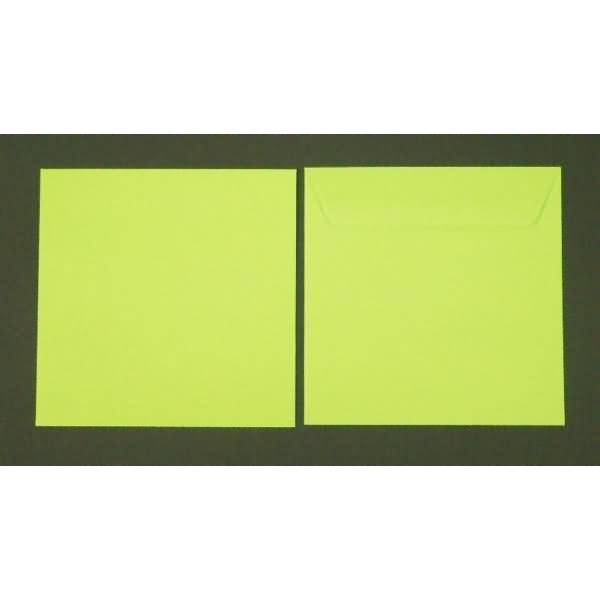 Briefumschläge 190x190mm 120g/qm gummiert VE=100 Stück grüner apfel