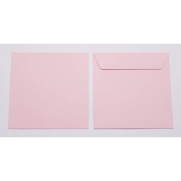Briefumschläge 170x170mm 120g/qm gummiert VE=100 Stück zartrosa