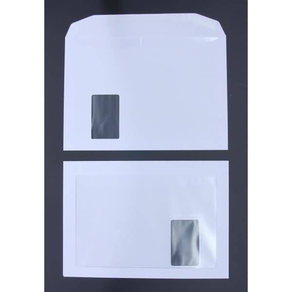 Werbefensterhüllen C4 120g/qm gummiert Sonderfenster VE=250 Stück