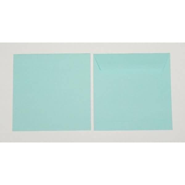 Briefumschläge 170x170mm 120g/qm gummiert VE=100 Stück lagune