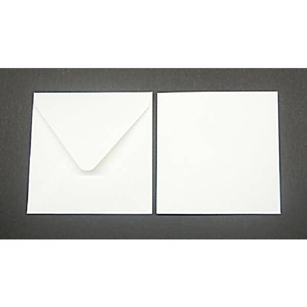 Briefumschläge 140x140mm 120g/qm gummiert VE=100 Stück schneeweiß