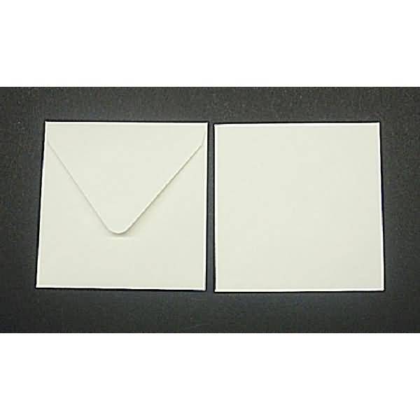Briefumschläge 140x140mm 120g/qm gummiert VE=100 Stück naturweiß