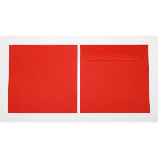 Briefumschläge 220x220mm 120g/qm gummiert VE=100 Stück rubin