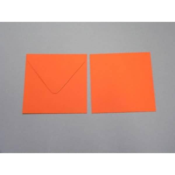 Briefumschläge 140x140mm 135g/qm gummiert VE=100 Stück royal apricot