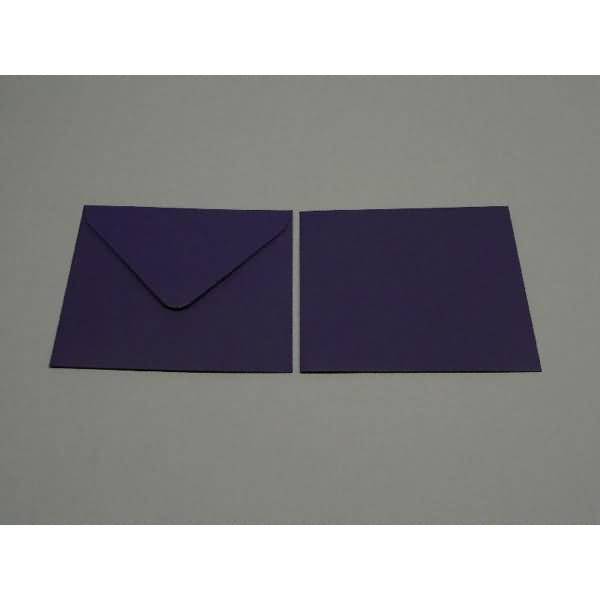 Briefumschläge 140x140mm 135g/qm gummiert VE=100 Stück royal purple