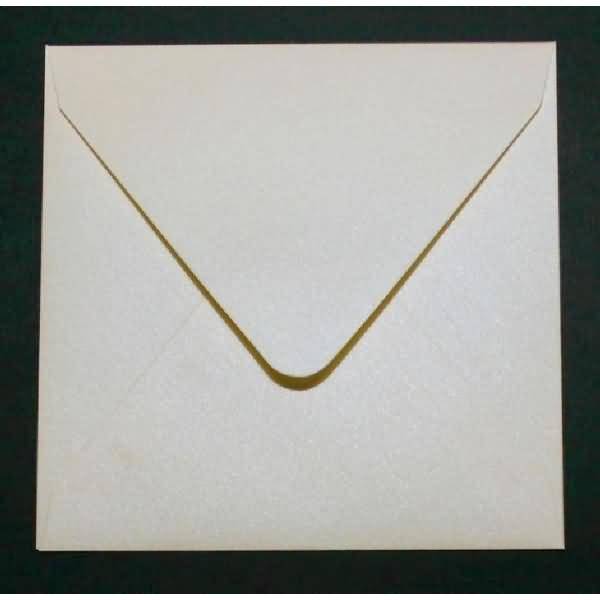Briefumschläge 160x160mm 120g/qm gummiert VE=100 Stück glamour perle