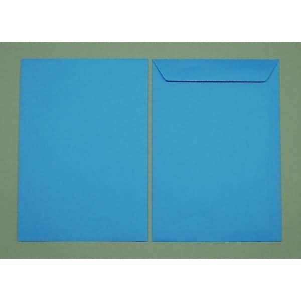 Versandtaschen 220x312mm 120g/qm gummiert VE=100 Stück azurblau