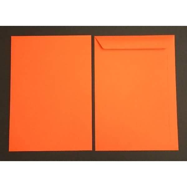 Versandtaschen 220x312mm 120g/qm gummiert VE=100 Stück nektarine