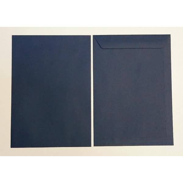 Versandtaschen 220x312mm 120g/qm gummiert VE=100 Stück nachtblau