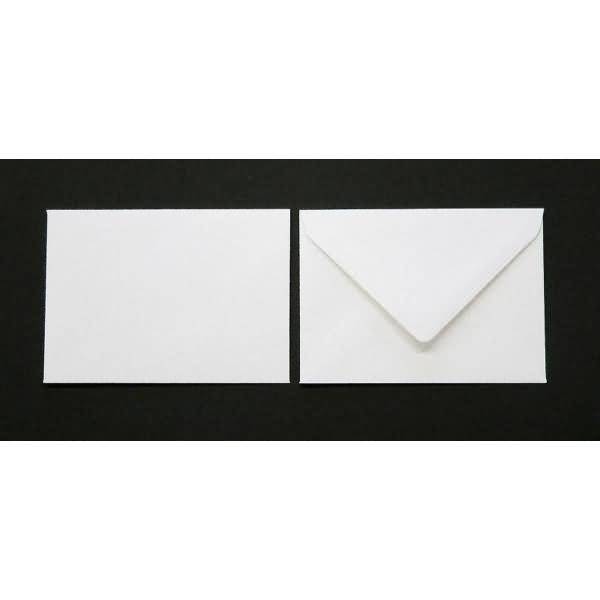Briefumschläge 90x140mm 120g/qm gummiert VE=100 Stück weiß