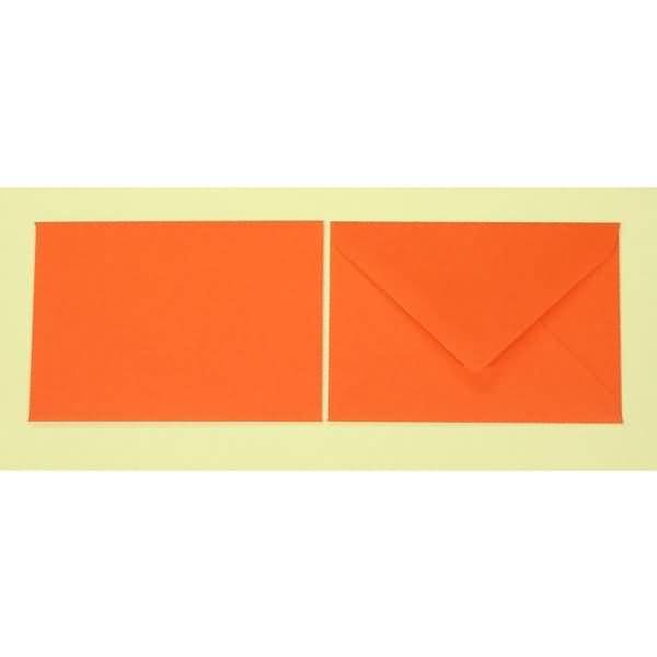 Briefumschläge 80x114mm (DIN C7) 120g/qm gummiert VE=100 Stück nektarine