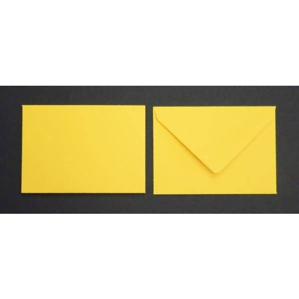 Briefumschläge 156x220mm 120g/qm gummiert VE=100 Stück butterblumengelb