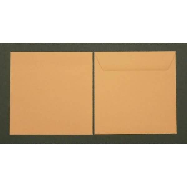 Briefumschläge 190x190mm 120g/qm gummiert VE=100 Stück cappuccino