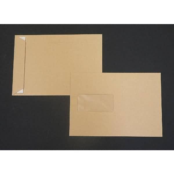 Versandtaschen C5 90g/qm haftklebend Fenster VE=500 Stück braun