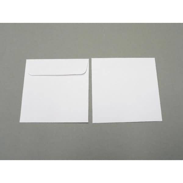 Briefumschläge 100x100mm 100g/qm gummiert VE=100 Stück weiß