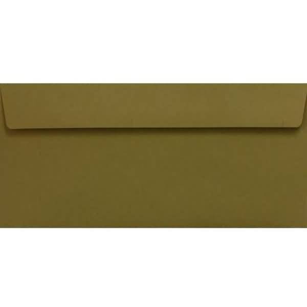 Briefumschläge 102x216mm 80g/qm gummiert VE=1000 Stück braun